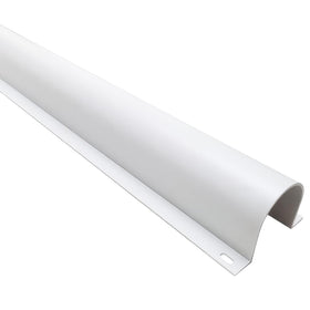 Electriduct front view showing five white flanged raceway sticks and mounting benefits