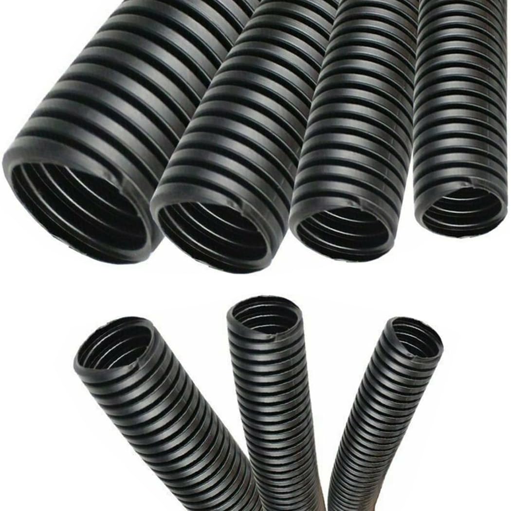 Electriduct front view of 2 inch 10 foot black conduit showing full length and diameter benefit