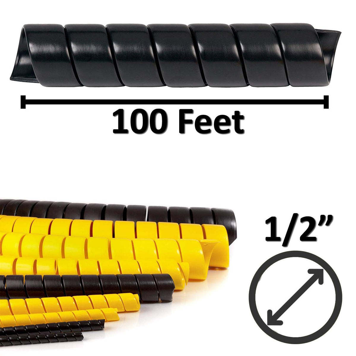 Electriduct spiral cable cover protector guards wires in rugged setups