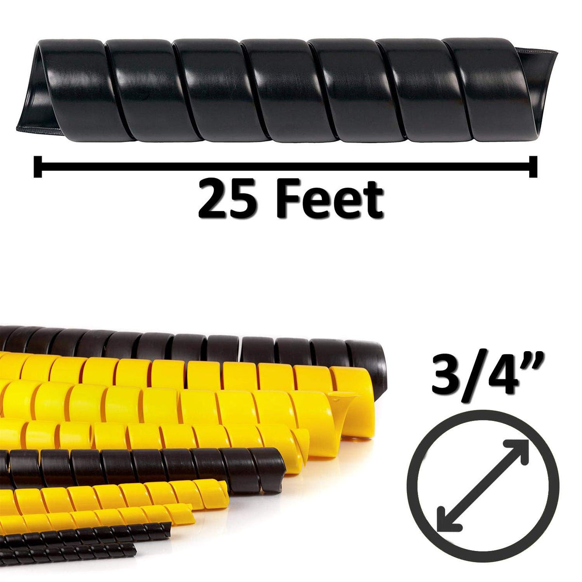 Electriduct installed on hydraulic hose in factory demonstrating protective benefit