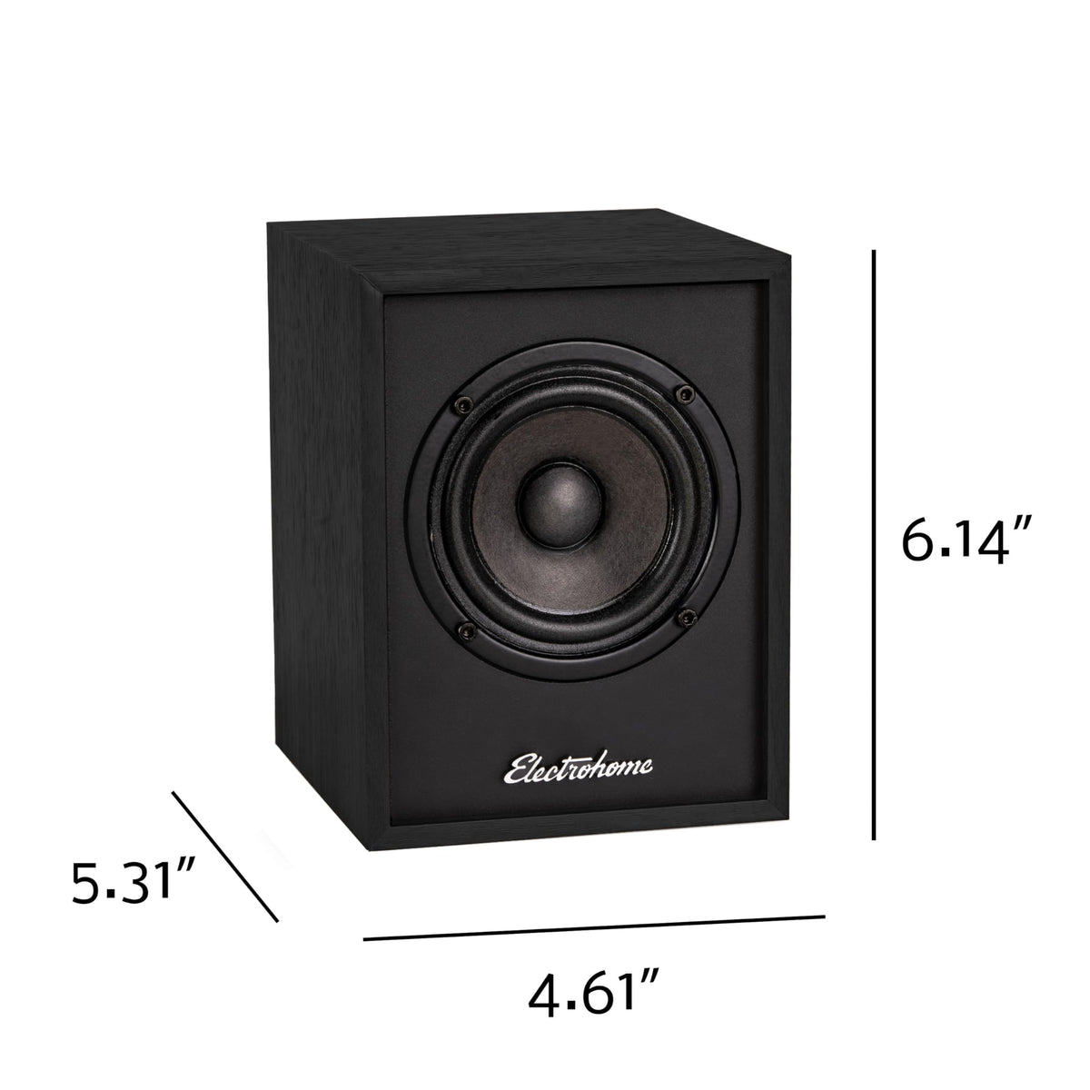 Electrohome Huntley front controls and knobs for easy adjustment