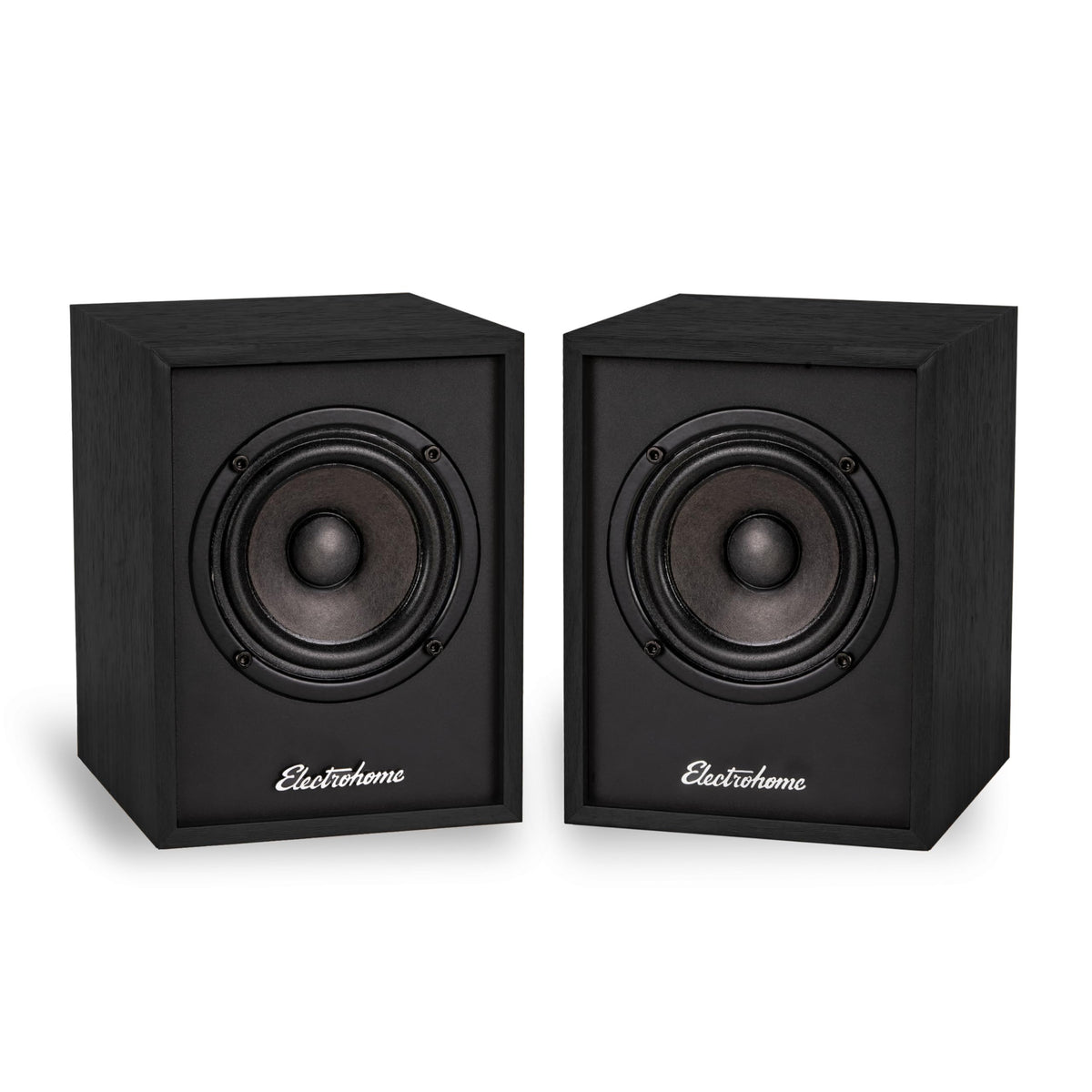Electrohome Huntley front view showing speaker pair and warm tones