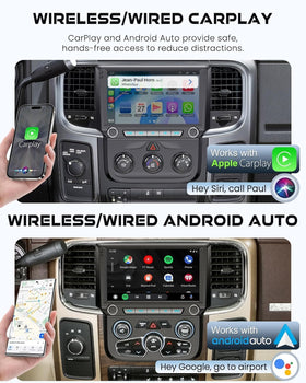 electrosmart 9-inch IPS touch display with vivid colors in RAM dashboard