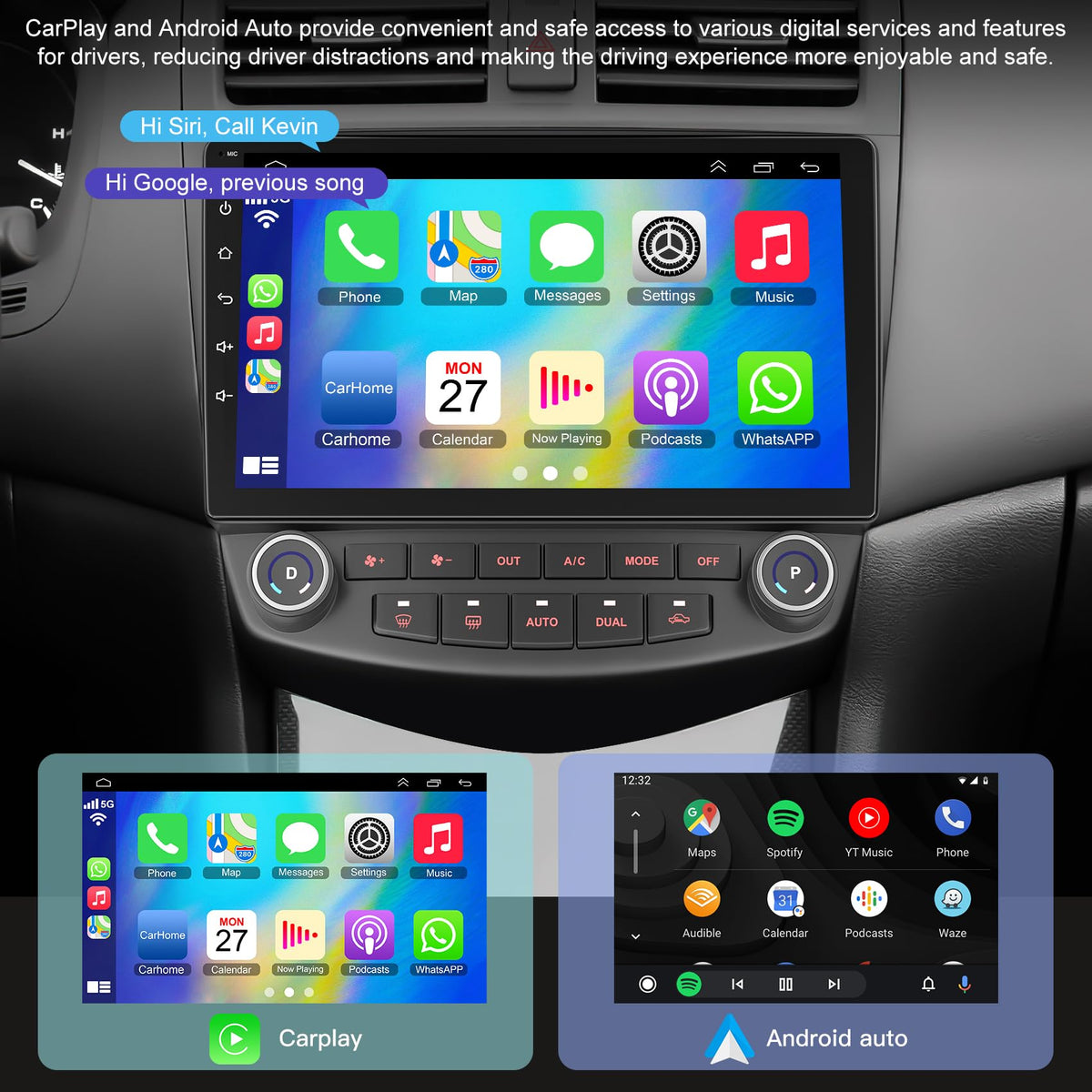 Electrosmart Bluetooth 5.2 for stable, clear hands-free calls.