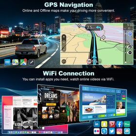 Electrosmart Bluetooth hands-free calling screen in use.