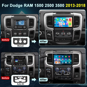 Electrosmart Dodge RAM dashboard installation view for 2013-2018 models.