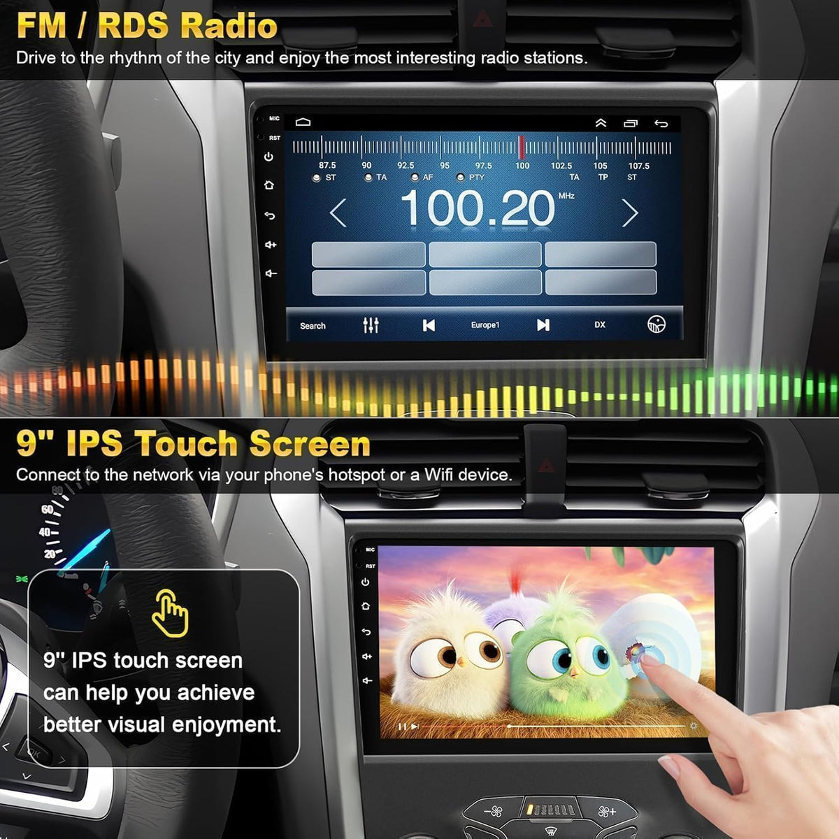 ElectroSmart DSP EQ settings for customizable sound profiles on the go.