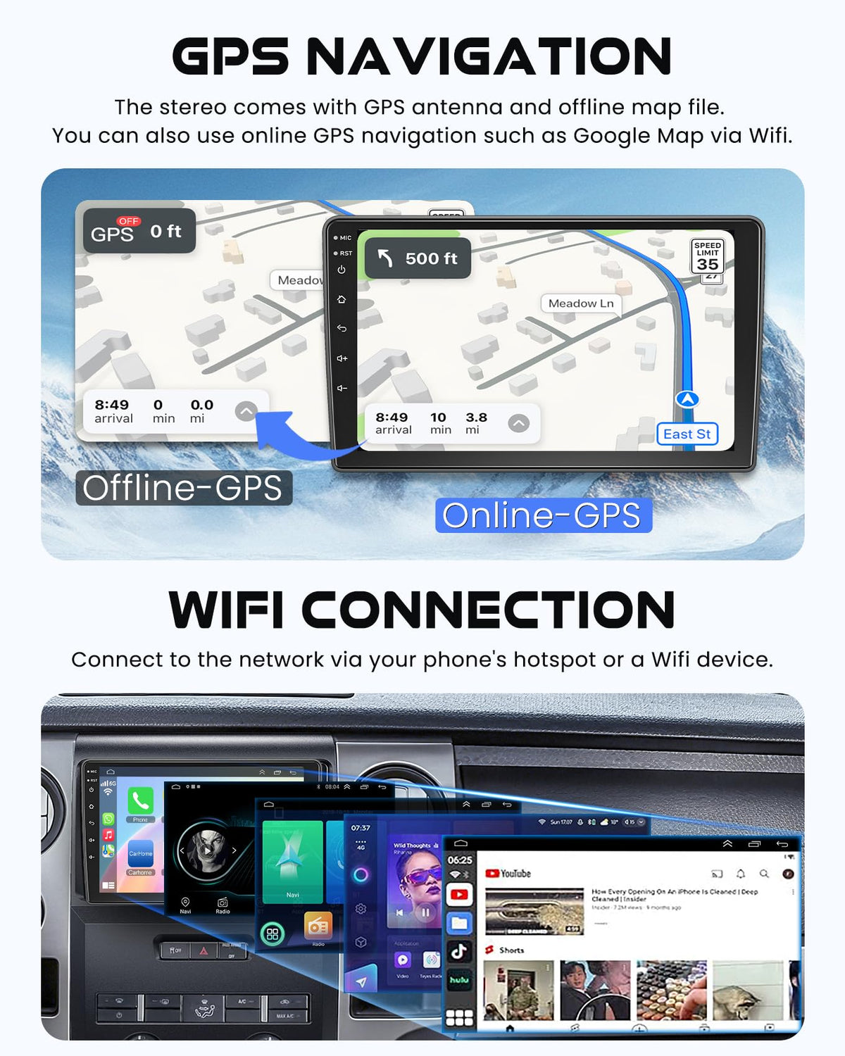 Electrosmart Bluetooth hands-free for clear calls on the road