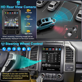 Electrosmart Ford F-150 GPS navigation and Wi-Fi for online maps and streaming.