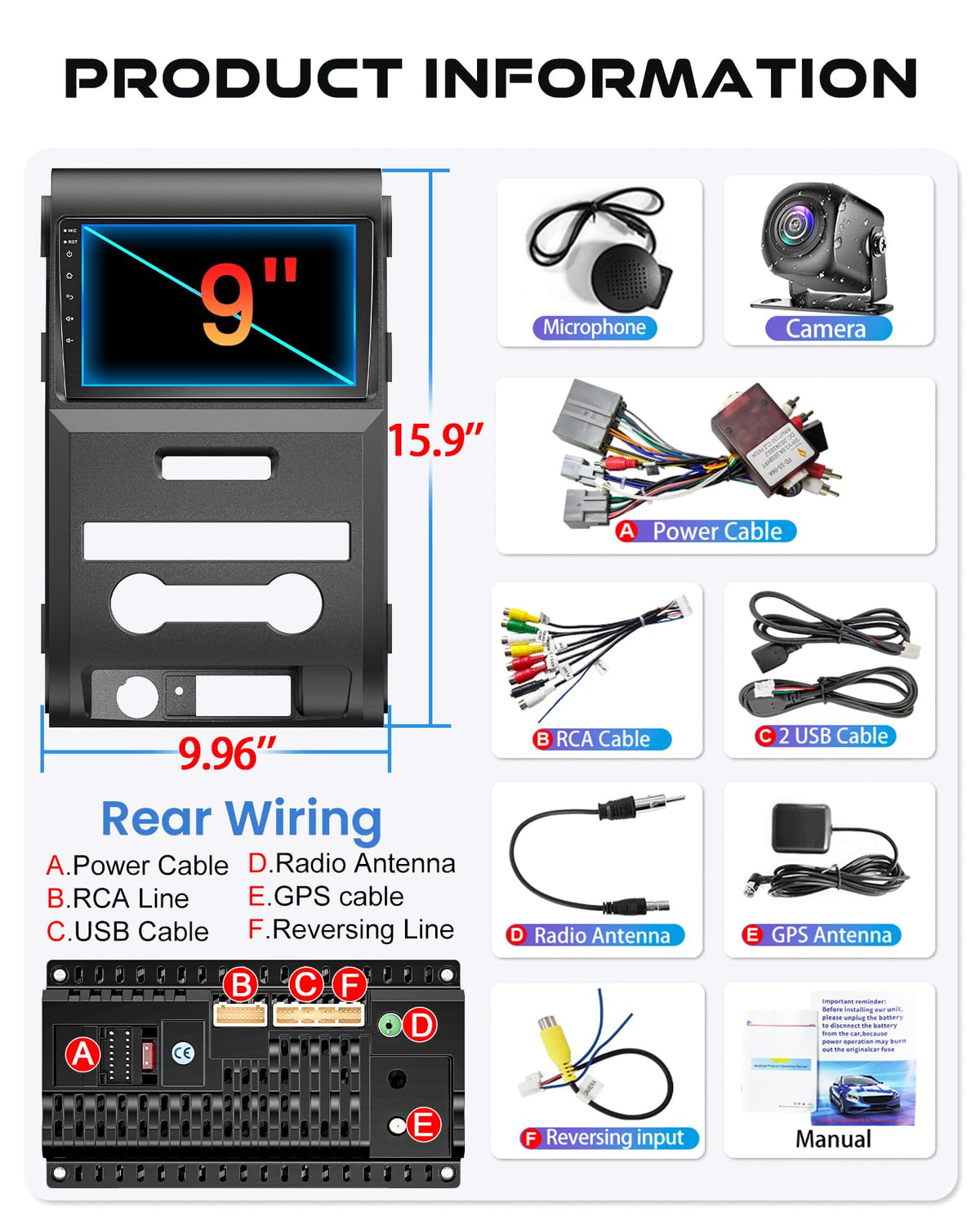 Electrosmart HD split-screen for multitasking during drives