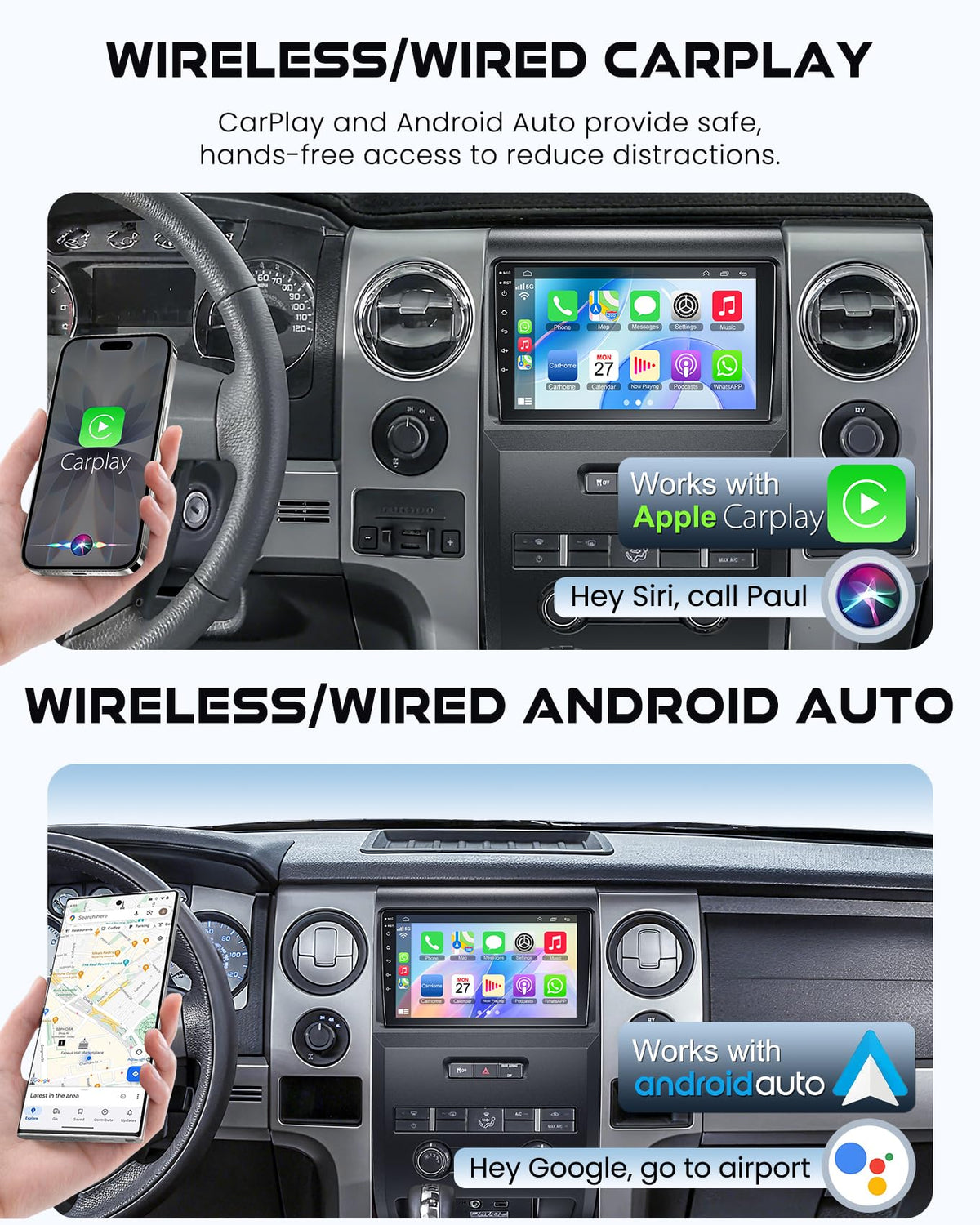 Electrosmart Ford F-150 GPS with offline and online options and Wi-Fi