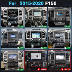 Electrosmart Ford F-150 wireless CarPlay & Android Auto enable hands-free connectivity.