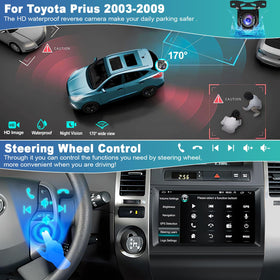 ElectroSmart Prius backup camera with night vision.