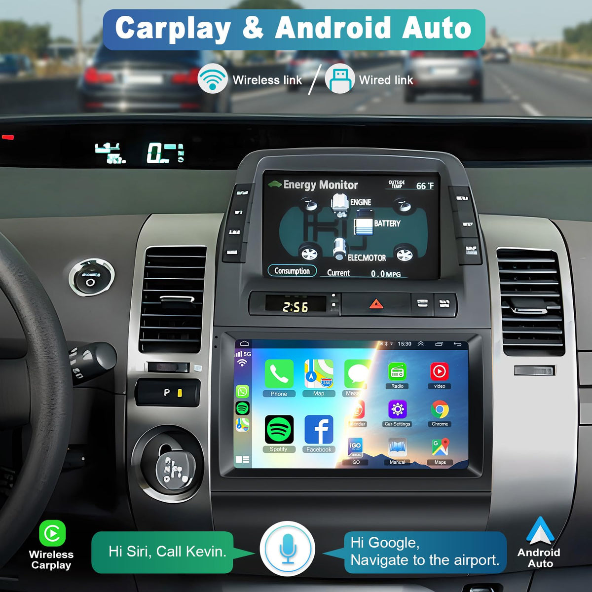 ElectroSmart Prius GPS and WiFi module with offline maps.