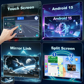 Electrosmart split-screen and RCA output for backseat video.