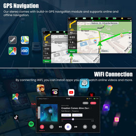 ElectroSmart wifi hotspot connection shows instant access to apps while on the move.