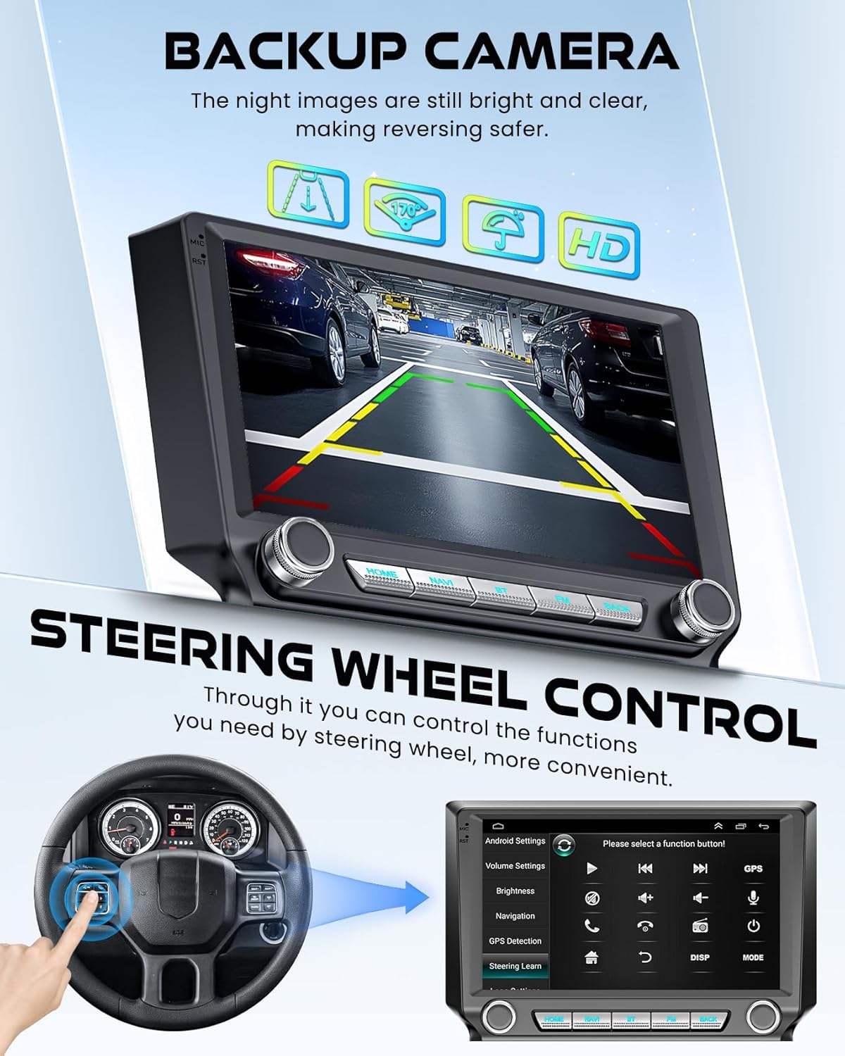 electrosmart wireless CarPlay and Android Auto setup in RAM