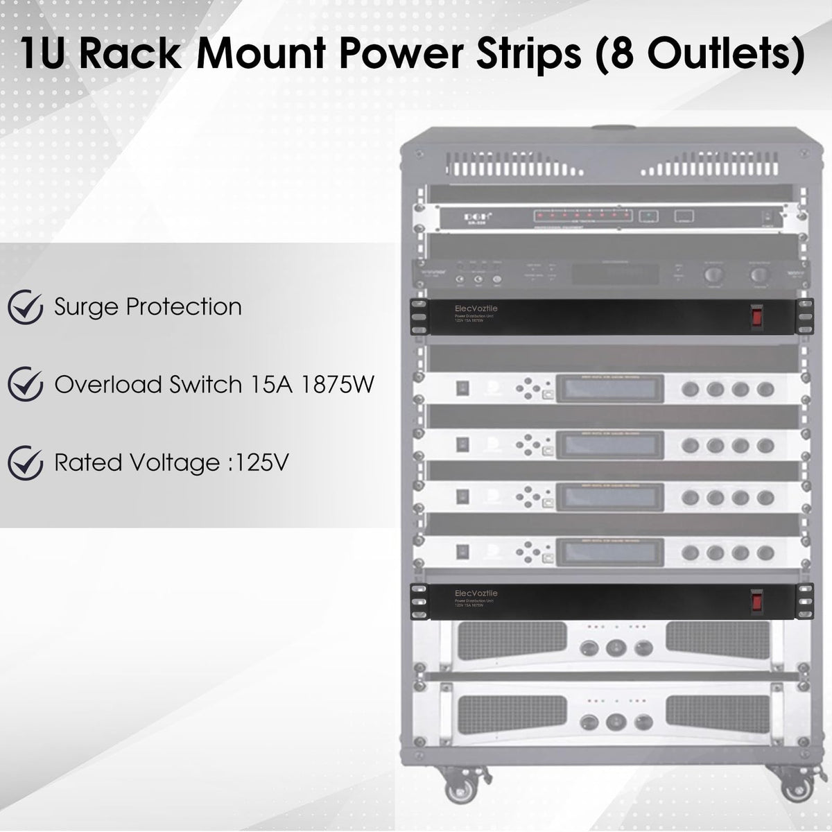 ElecVoztile aluminum housing side profile offering durable protection