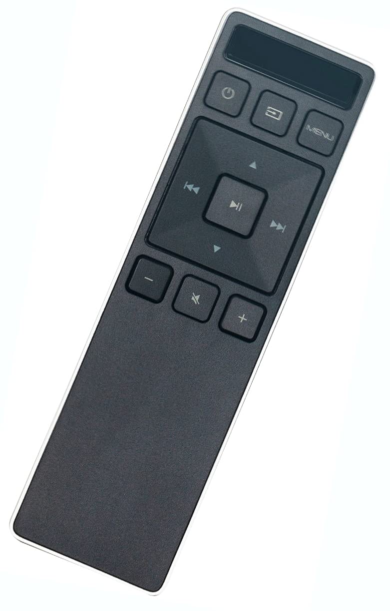 Elekpia remote for Vizio soundbar—battery compartment, easy power swap.