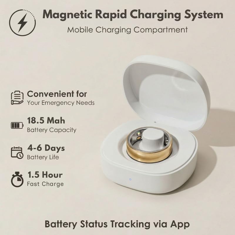 ELENVA Smart Ring app data sync and local storage with export options