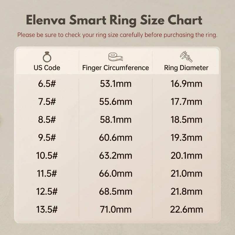 ELENVA Smart Ring HRV-based emotional management shown during rest for mood awareness.