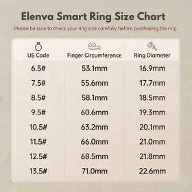 ELENVA Smart Ring HRV-based emotional management shown during rest for mood awareness.