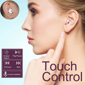 eleror invisible mini earbuds support mono mode for driving and multi-tasking.