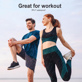 eleror ipx7 sweat and water resistance for workouts.