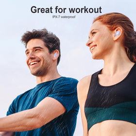 Eleror mini earbuds provide up to 8 hours of playback on a single charge.