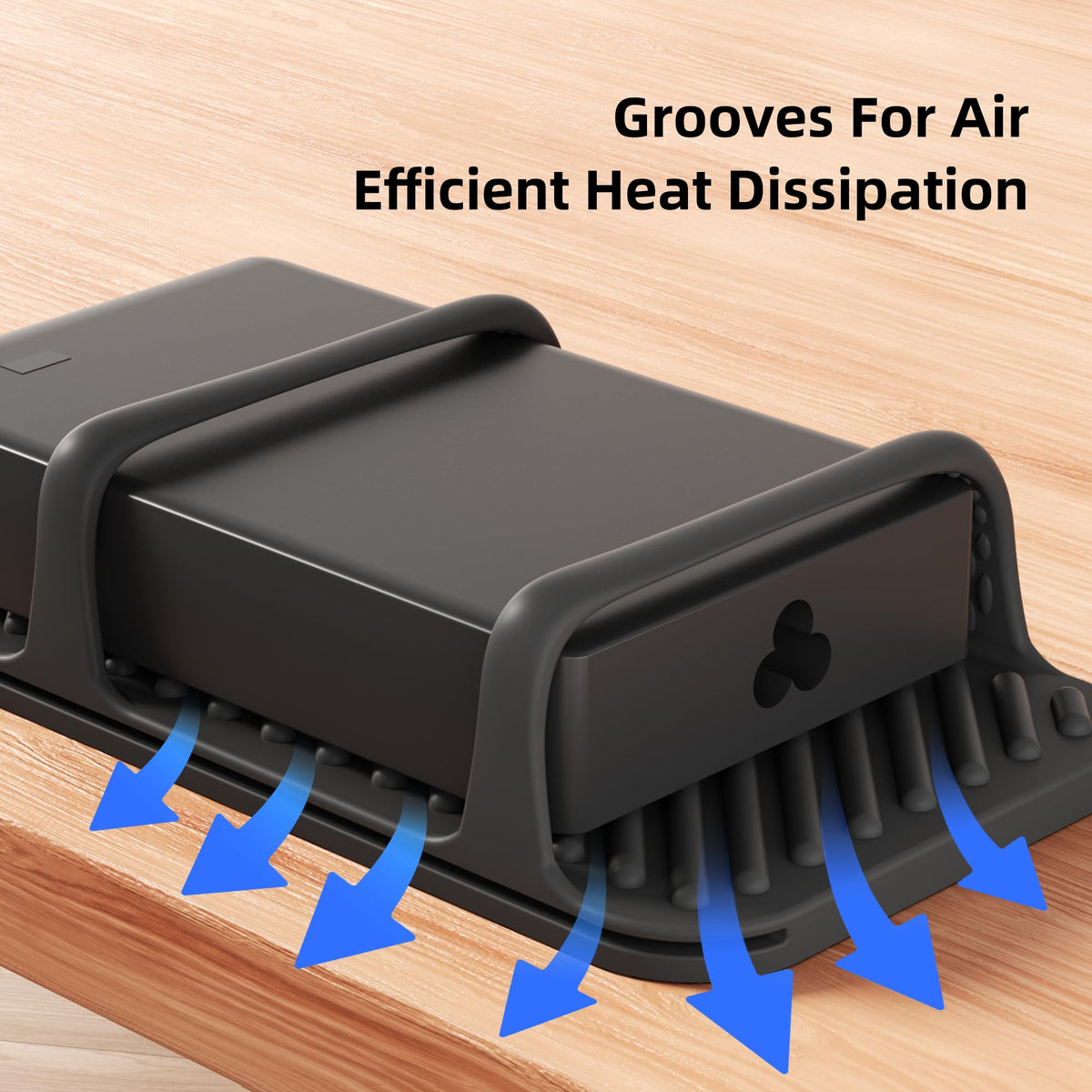 ELETIUO non-slip protection cushions chargers against bumps and scratches