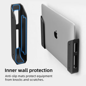 ELETIUO port-access cutouts keep charging plugs reachable while mounted.