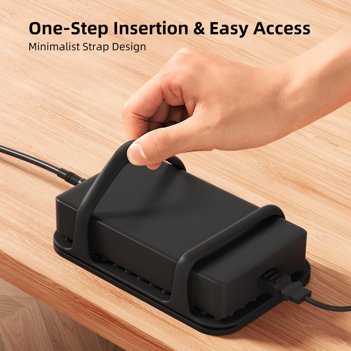 ELETIUO under-desk cable management solution simplifies charging setups