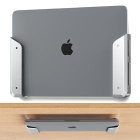 ELETIUO wall-under-desk mount with adhesive option for quick setup.