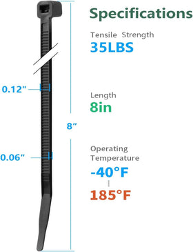 Eletoo self-locking design keeps cables secure and neatly arranged.