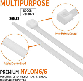 Eletoo wide-strap tie providing extra rigidity for organization.