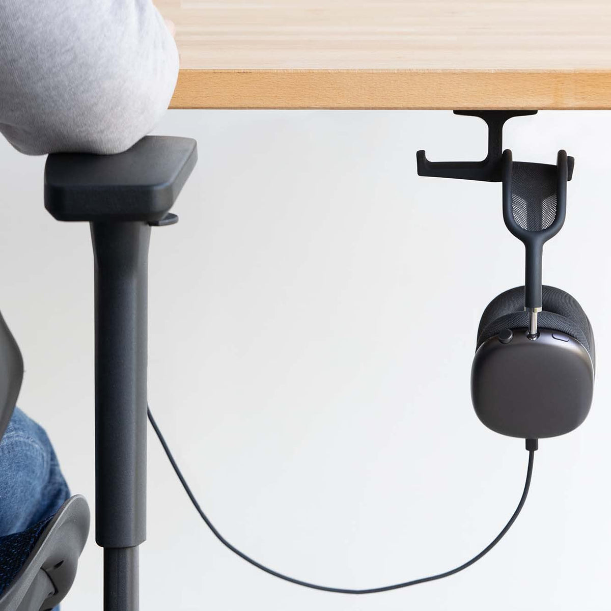 Elevation Lab Anchor stores two headphones with easy reach for quick playback.