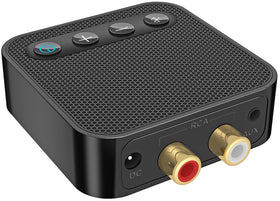 ELEVENKR AptX HD Bluetooth receiver front view for enhanced home stereo wireless streaming