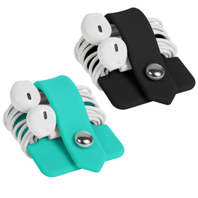 ELFRhino cord organizer for earbuds holder keeps cords tangle-free and portable.