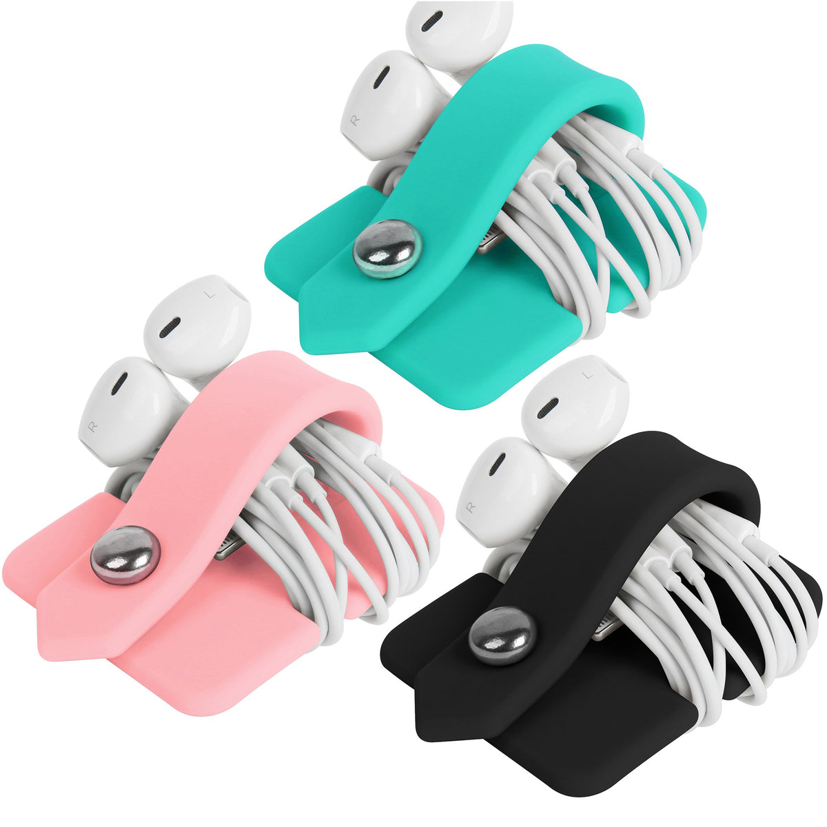 ELFRhino cord organizer for earbuds holder keeps cables neat and tangle-free