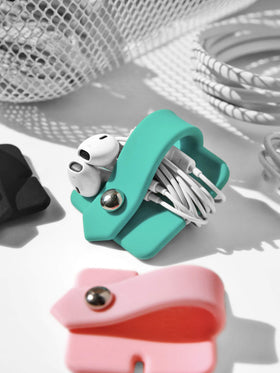 ELFRhino desk drawer cable management tool keeps workspace tidy