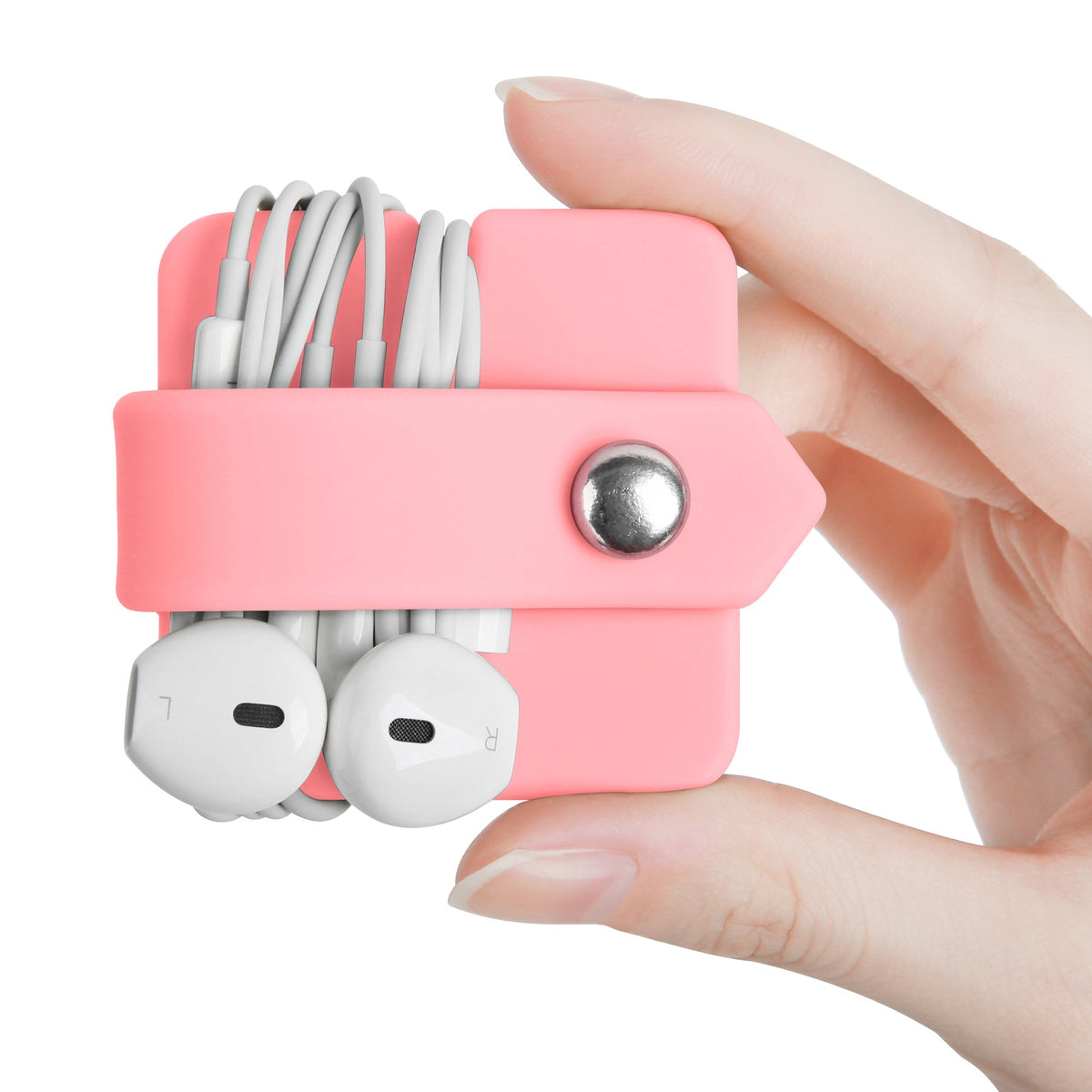 ELFRhino earbuds wrap silicone material provides smooth, durable cable management