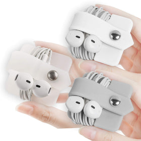 ELFRhino earbud wrap demonstrates tidy cable management for on-the-go.