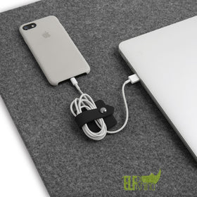 ELFRhino minimalist earphone case design blends style with practical cord control.