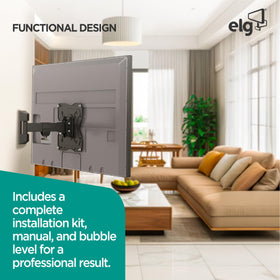 ELG preassembled kit with level and hardware simplifies setup