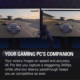 Elgato 4K Pro 8K60 passthrough ensures smooth 8K content streaming.