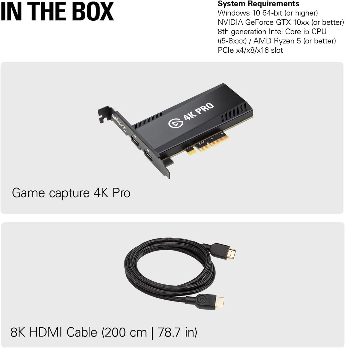 Elgato 4K Pro dual PC setup ready for advanced rigs.
