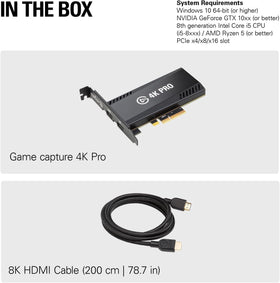 Elgato 4K Pro dual PC setup ready for advanced rigs.