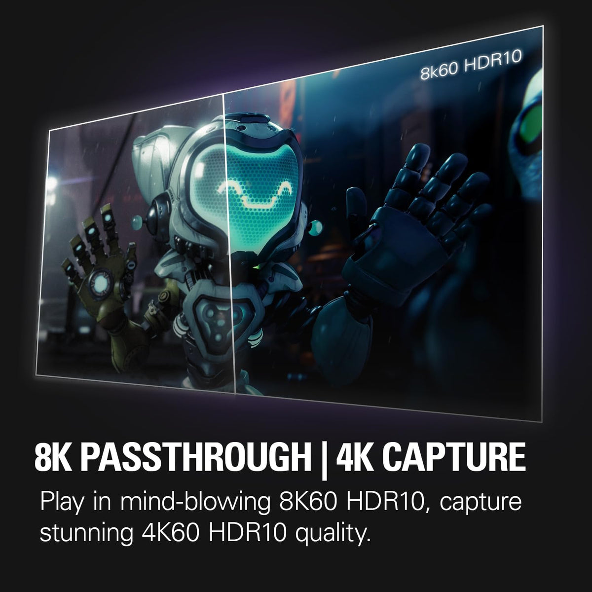 Elgato 4K Pro HDMI 2.1 in/out enabling high frame rate capture.
