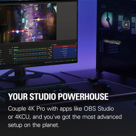 Elgato 4K Pro workflow with OBS for streamlined streaming.
