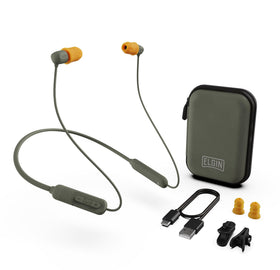 Elgin Discord Gen 3 close-up shows compact earbuds for comfortable all-day wear.
